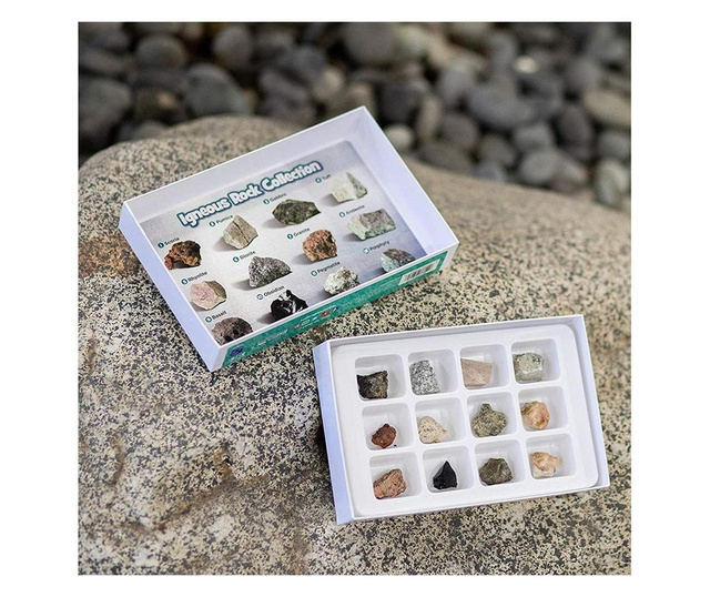 Colectie de roci vulcanice, Educational Insights  20,6х13,7х6,1 cm
