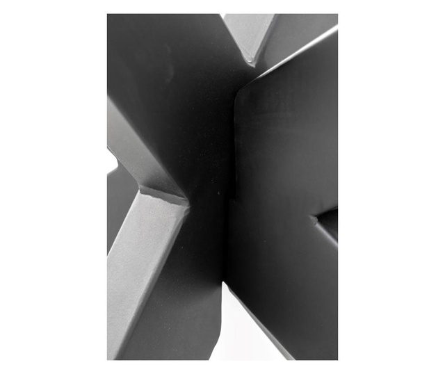 Baza masa Hsm Collection, Mix & Match, metal, negru vopsit in camp electrostatic, 140x70x75 cm