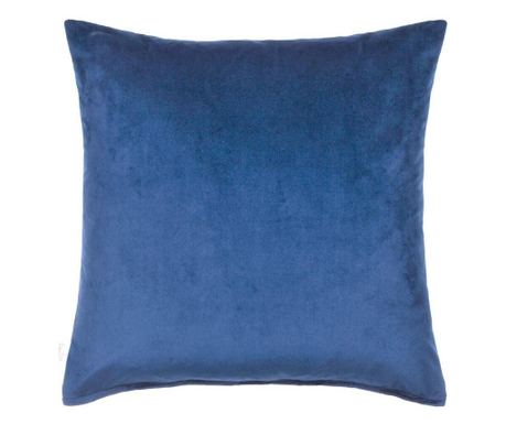Decorative pillow cover, "Blue Velvet," 45x45 cm.
