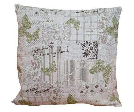 Pluriel Verde decorative pillow cover, 45x45 cm.