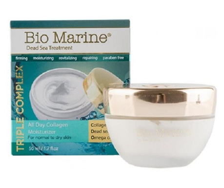 Bio Marine, Crema de Zi Hidratanta cu Colagen, pentru ten normal si uscat, 50ml
