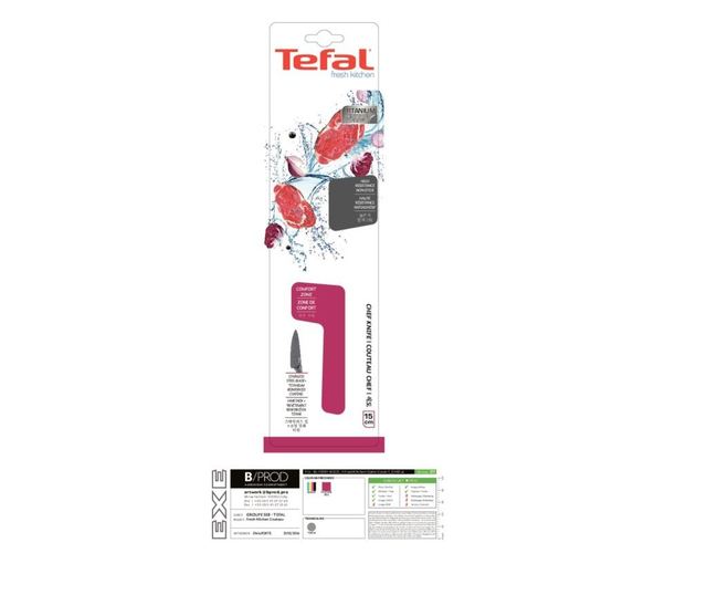 Готварски нож с калъф Tefal Fresh Kitchen - Vivre