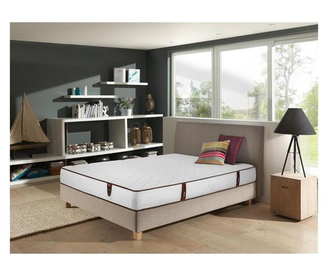 Saltea Ortopedica, Ideal Sleep, Plasa De Arcuri Bonell, Reversibila, Hipoalergenica, Ferma  80x190 cm