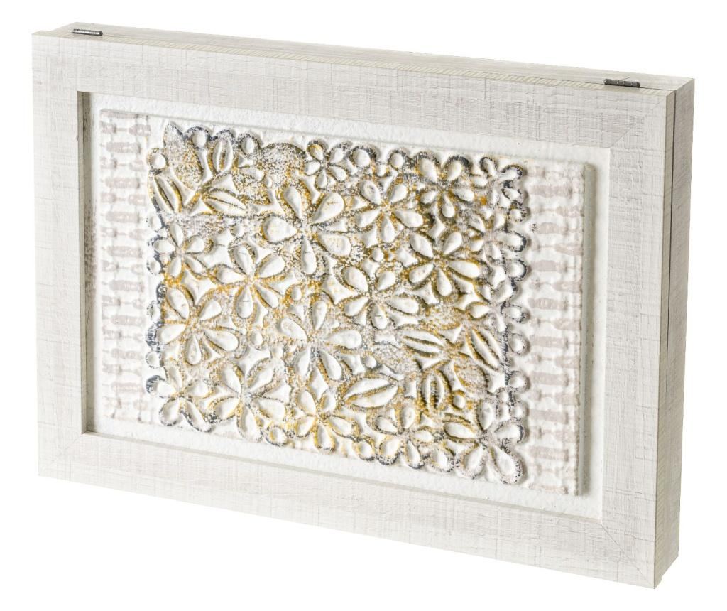 Masca de contor electric Casa Selección, 50x6x35 cm, lemn de pin - Vivre