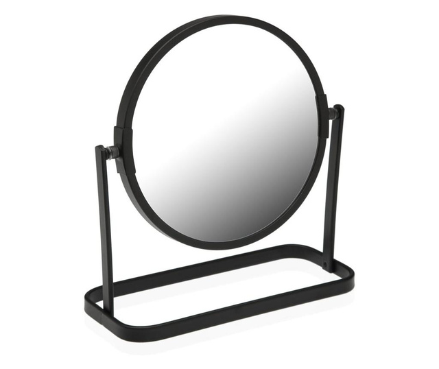 Oglinda de masa Versa, oglinda, 19x8x19 cm, negru