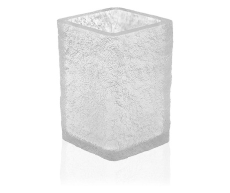 Pahar pentru baie Versa, sticla, 8x8x11 cm, transparent
