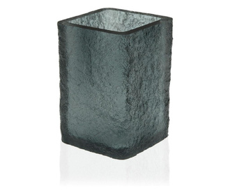 Pahar pentru baie Versa, sticla, 8x8x11 cm, gri