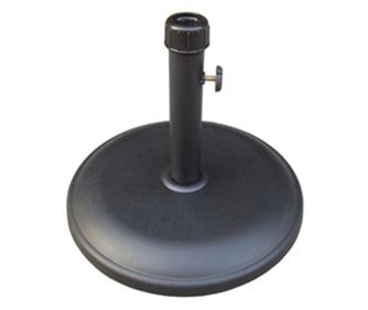 RAKI suport, baza rotunda umbrela soare 12kg culoare neagra
