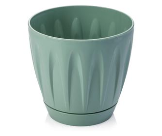 SERINOVA DAISY Ghiveci pentru flori 11,5xh11cm 0,7l verde