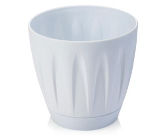SERINOVA DAISY Ghiveci pentru flori 18xh16,5cm 3l alb