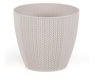 SERINOVA SUMELA Ghiveci flori 11xh9,8cm 0,5l bej