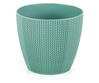 SERINOVA SUMELA Ghiveci flori 11xh9,8cm 0,5l verde