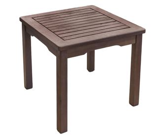 RAKI Masa din lemn de tec 45x45xh40cm pentru sezlong