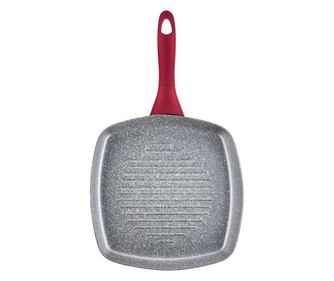 Tigaie grill AMBITION Jasper, 26x26cm, invelis Qualum Basic Stone Edition
