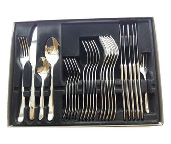 Asus 18/10 rozsdamentes acél evőeszközkészlet, 30 darabos