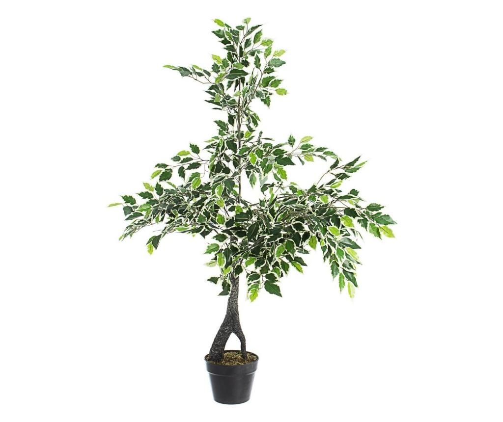 Umjetna Fikus Drvo sa 760 Listova, Visina 120 cm, u Saksiji