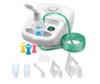 Aparat aerosoli cu compresor little doctor ld-212c, 3 dispensere pentru reglarea dimensiunilor particulelor, 2 masti, alb  13 х