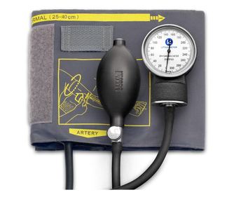 Tensiometru mecanic little doctor ld 70nr, profesional, manseta large 25 - 40 cm, fara stetoscop, manometru din metal  11.5 x 18