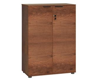 Biblioteca Adore Rio, 2 usi cu cheie, 3 rafturi, 72 x 109 x 34 cm - Maro