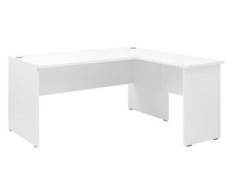 Birou Adore Rio Office, Masa de colt, Alb, 160x75x144cm