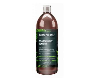 Sampon pentru parul gras cu urzica Herbal Barwa 480 ml