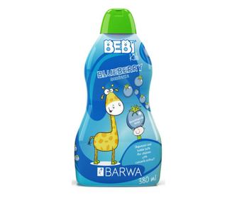 Sampon si spuma de baie 2 in 1, pentru copii, cu coacaze, Barwa, 380 ml