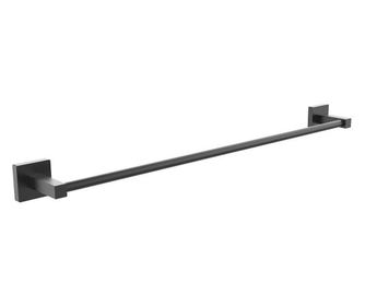 Поставка за хавлии square черен мат  61.4x4.6x7 см