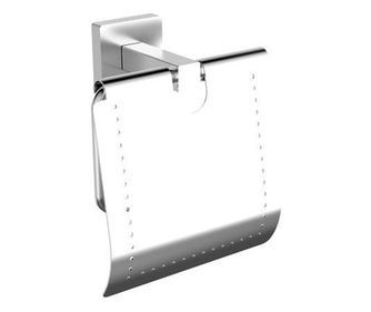 Поставка за тоалетна хартия с капак square  8.3x13.2x14.7 см