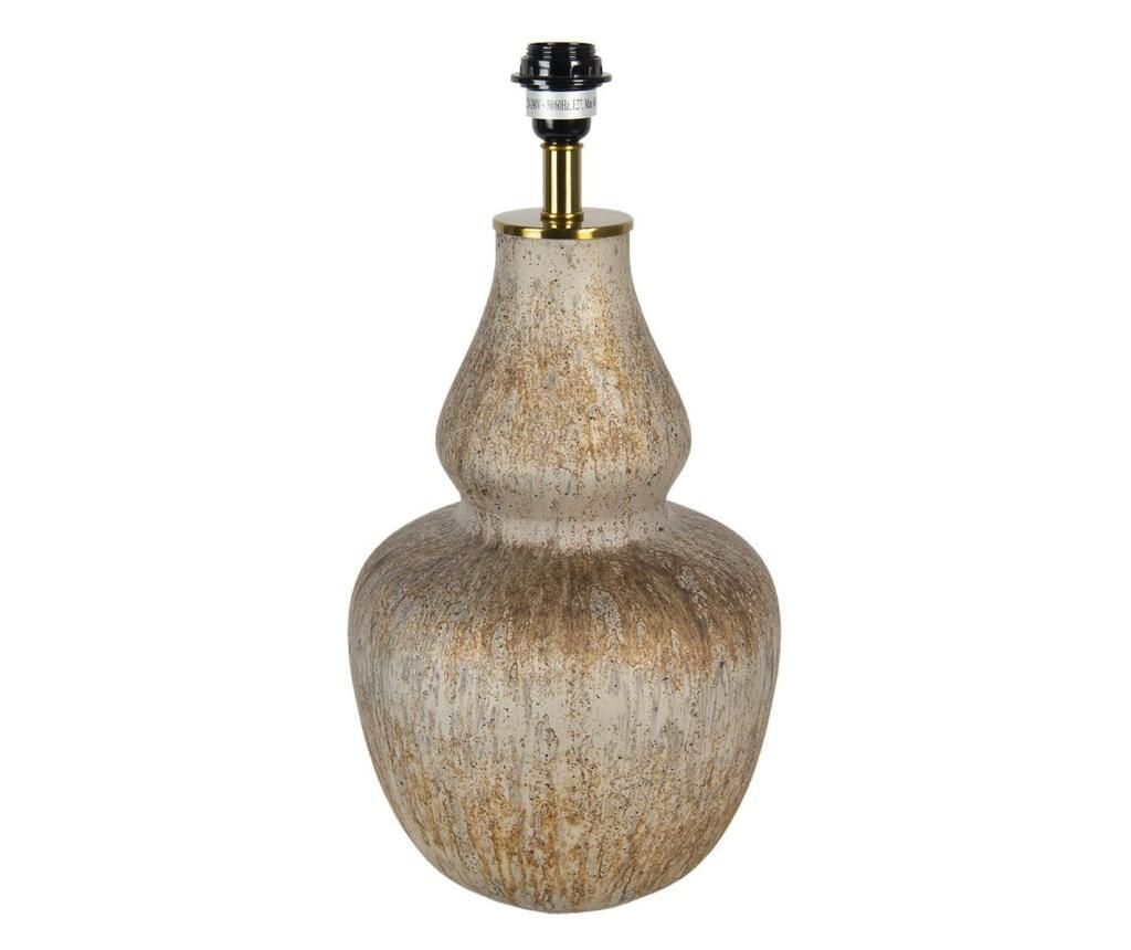 Antik Szürke Üveg Lámpa Alap 25x41 cm