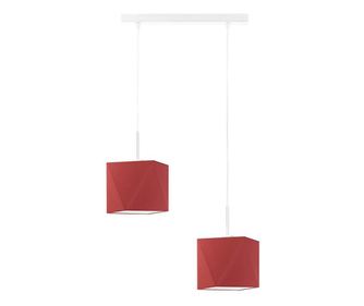 Viseča svetilka KOBE bela rdeča