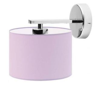 Aplică de perete LUANDA Crom Mov deschis 21x 22 cm