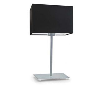 Metalna stolna lampa AMALFI krom crna