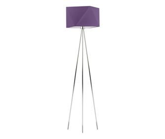 Podna lampa KANTON krom ljubičasta