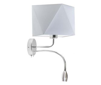 Lampă de perete KENT Crom Gri Deschis