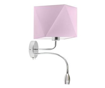 Lampă de perete KENT Crom Violet Deschis