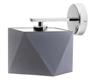 PATNA Zidna Lampa Krom Siva