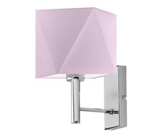 Lampă de perete MEDAN Crom Violet Deschis