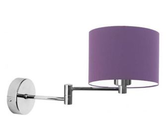 BRAGE Zidna Svjetiljka Krom Ljubičasta