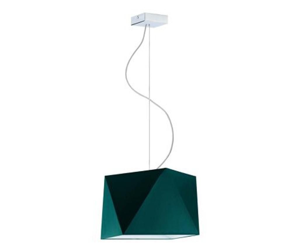 Κρεμαστό Φωτιστικό DALI Χρώμιο Πράσινο Μπουκάλι