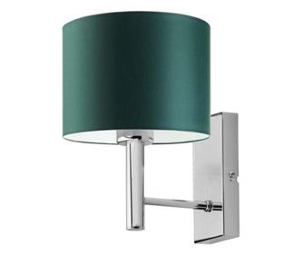 TEGU Zidna Lampa Krom Tamnozelena