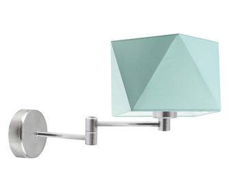 Nástěnná lampa HANOI Broušená ocel Mátová