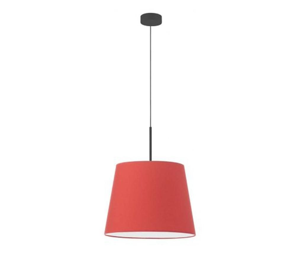 SARI Viseča svetilka, črno-rdeča