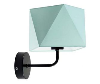 TURYN Zidna Lampa Crna Menta