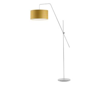 Podna lampa BILBAO Srebrna Senf