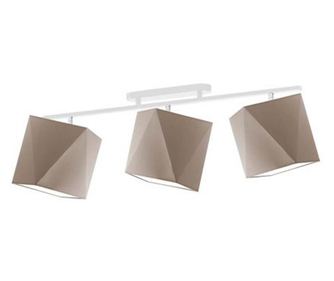 DETROIT Ezüst Bézs Mennyezeti Lámpa