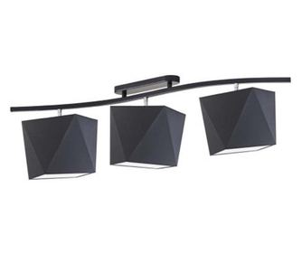 FARGO Stropna svetilka črna grafit