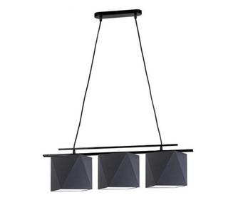 MALIBU Viseča svetilka Črna grafitna