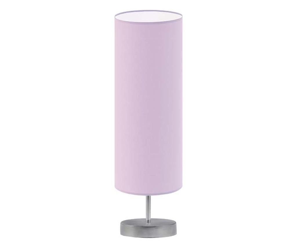 SYDNEY Desk Lamp Silver Light Purple