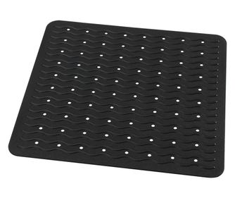 Covoras antiderapant pentru cada de dus Ridder Playa negru 54x54cm Ridder, Playa, cauciuc, 54x54 cm, negru, negru