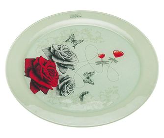 Поднос за сервиране Red rose